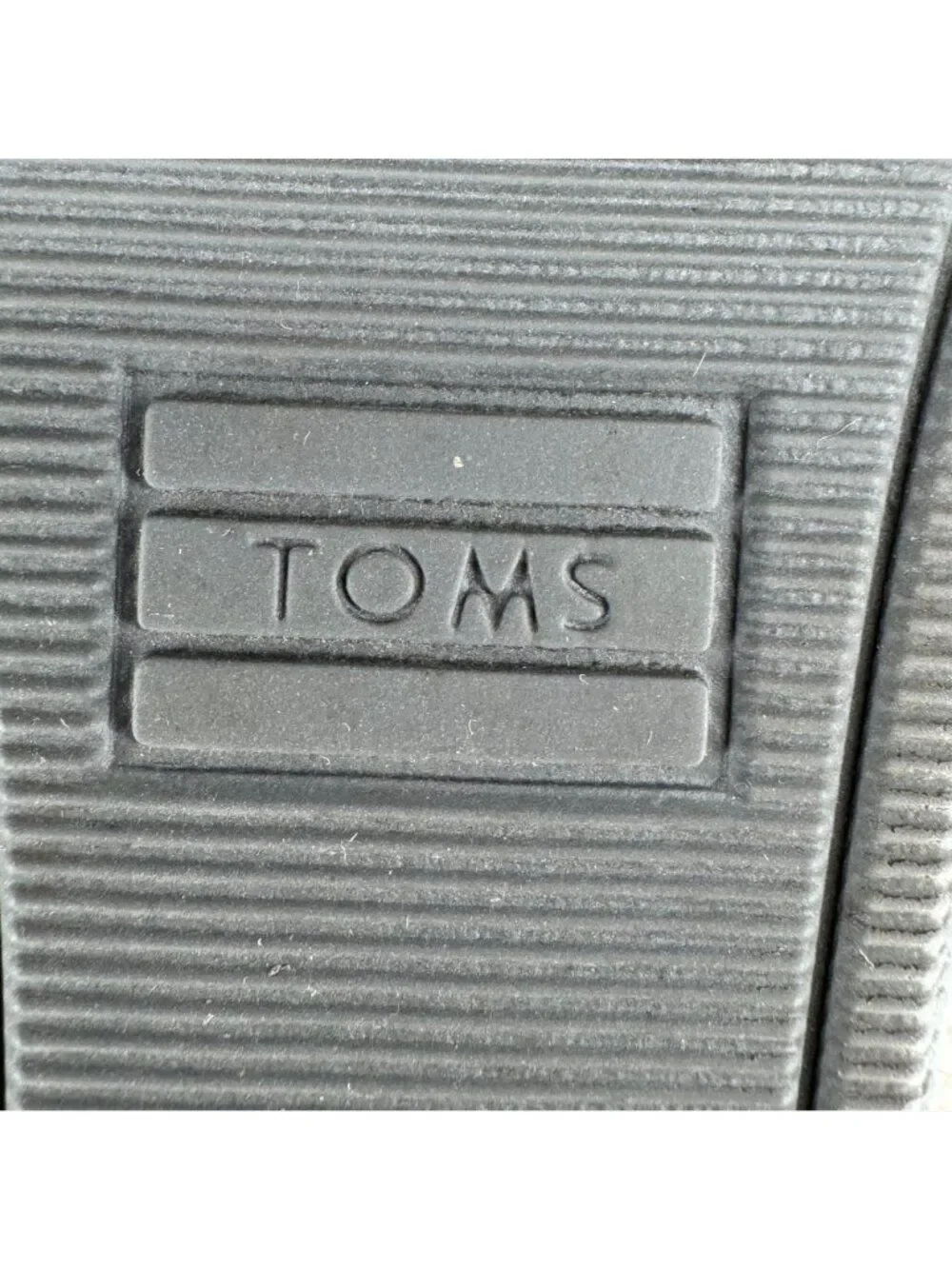 TOMS Gray Suede Wedge Booties Size 10